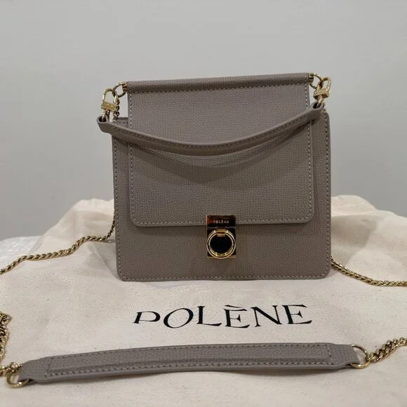 Polene Bags Polene Numro Sept Mini In Textured Taupe Poshmark